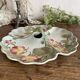 Art Nouveau barbotine serving platter