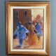 Watercolor on paper by Paul Billard 20th century Venice carnival