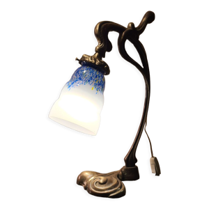 Lampe bronze art nouveau non signé