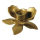 Brass flower candle holder