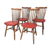 Series of 4 Baumann bistro chairs