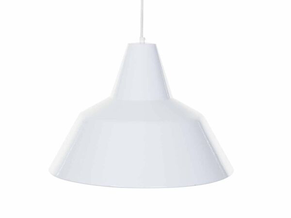 White enamel pendant – Louis Poulsen – Axel Wedel Madsen
