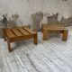End stools for sofas pine mountain furniture 1960