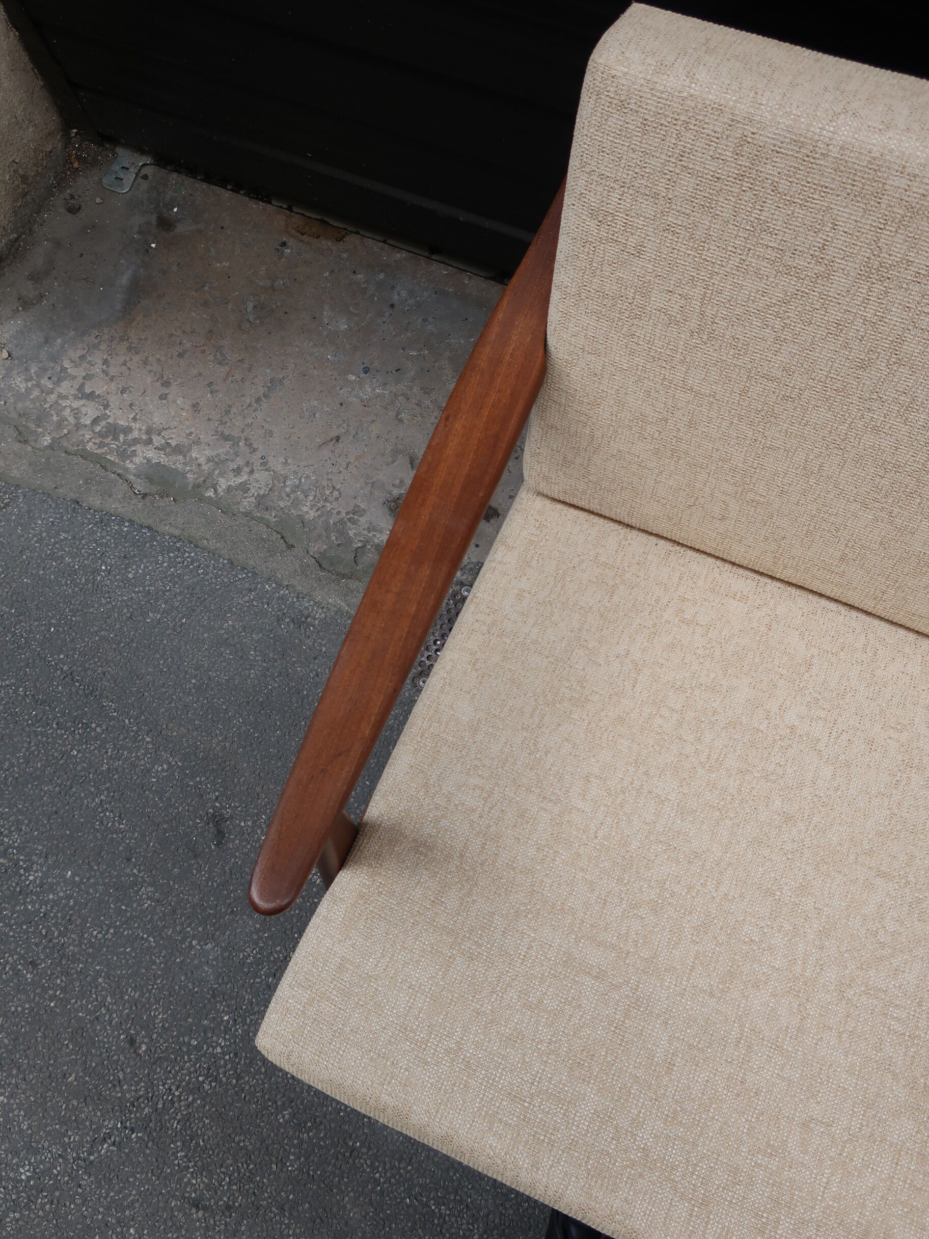 Danish teak armchair from the 60s