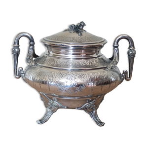 Sucrier en argent 950 - minerve