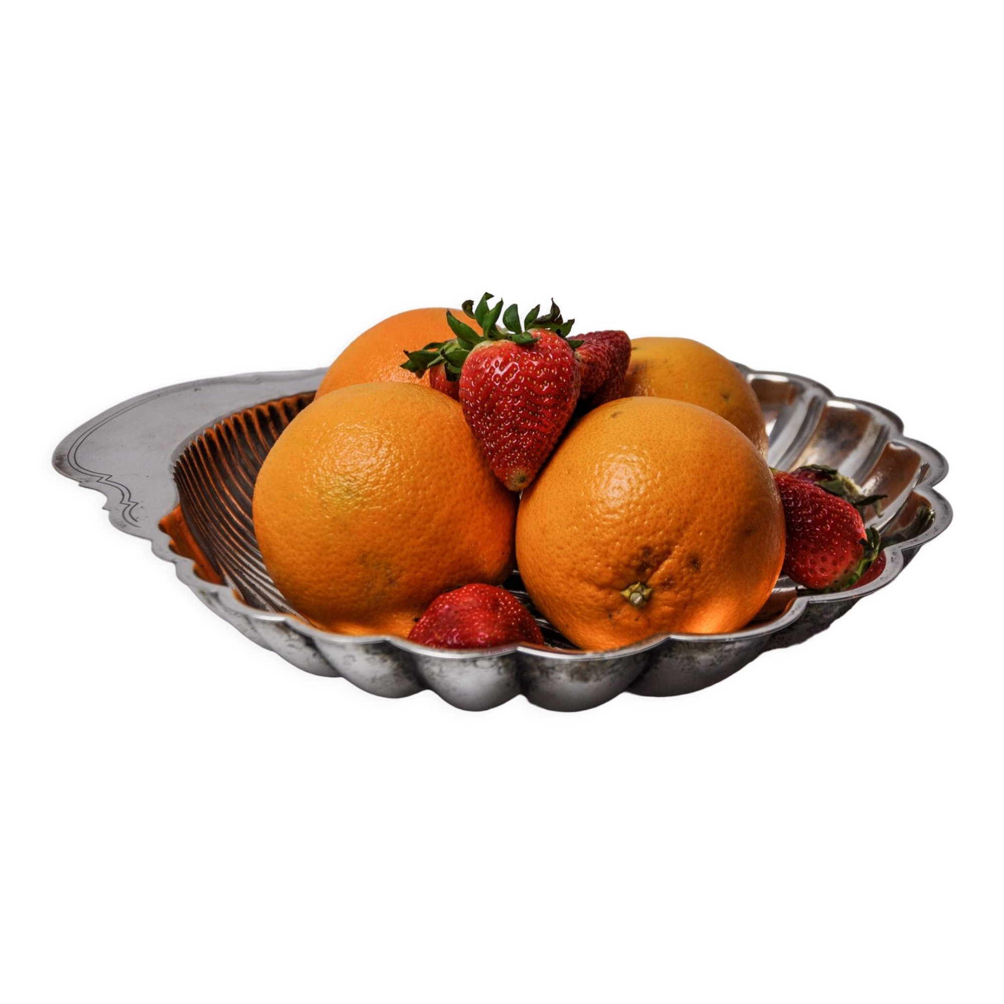 Vide poche shell, silver plated, Spain, 1970