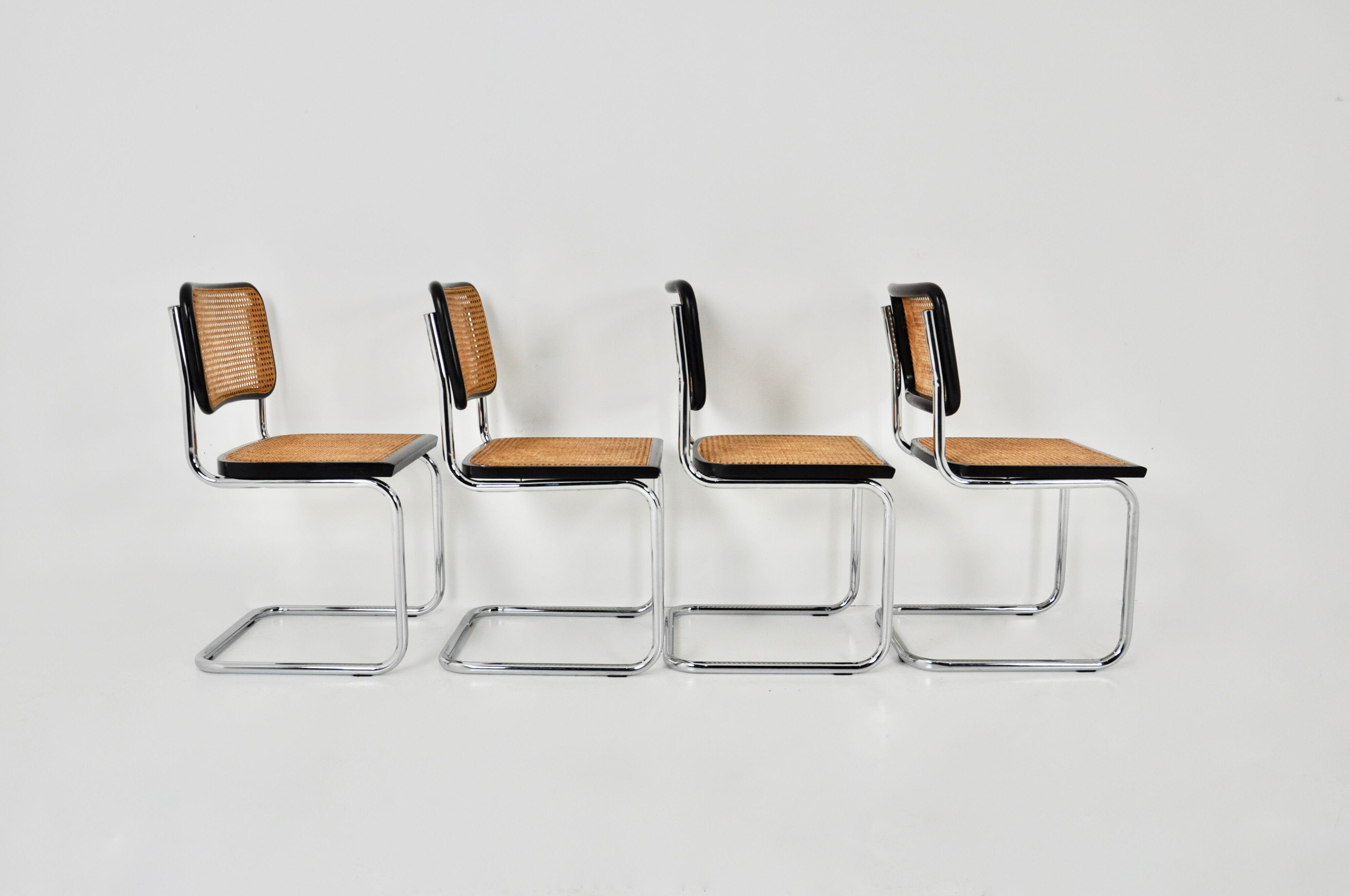 Dining chairs Style B32 by Marcel Breuer lot of 4
