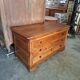 Louis Philippe 19th-century chest of drawers in solid walnut.