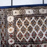 Tapis vintage en soie fait main Sivas 30cm x 66cm - 1C1011