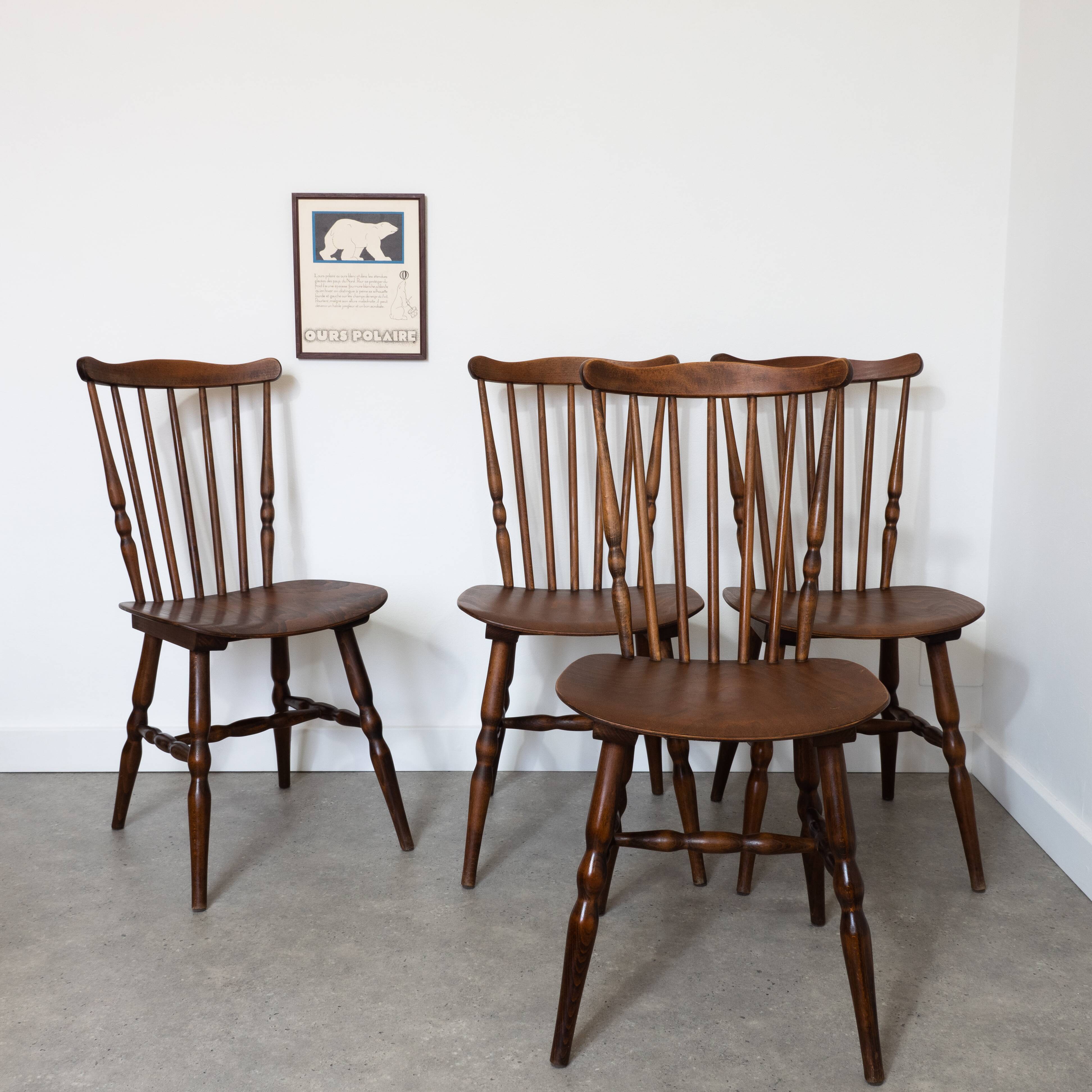 Set of 4 Baumann Florida chairs