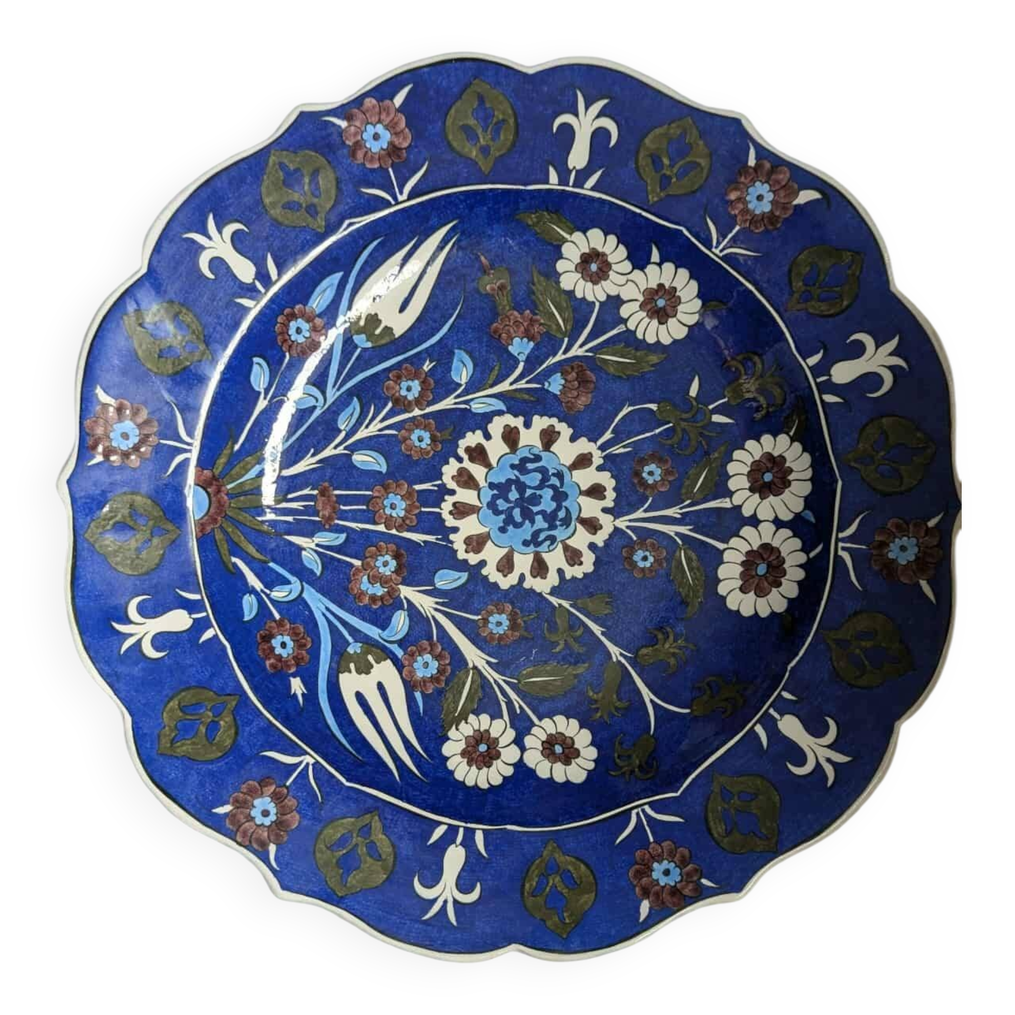 Assiette en céramique Iznik Classks