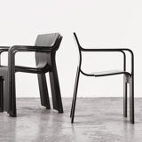 Gijs Bakker set of 4 strip armchairs for Castelijn, 1974