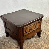 Table basse bout de canapé en noyer style louis Philippe