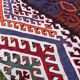 Vintage Turkish kilim, handwoven, 190x445 cm.