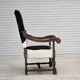 1950s, Danish highback armchair, genuine cowhide, oak wood.