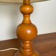 Lampe en bois vintage