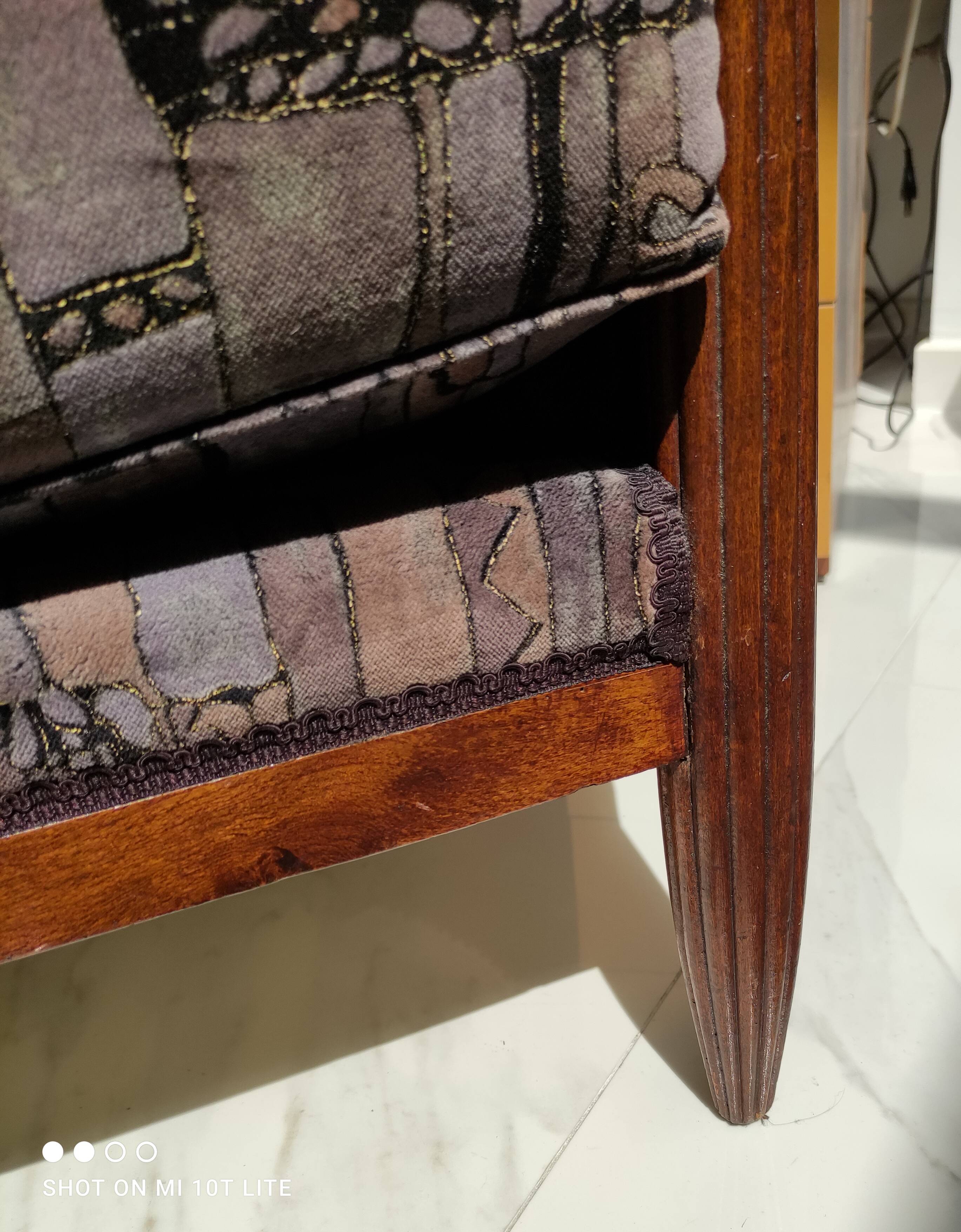 Pair of Art Deco armchairs