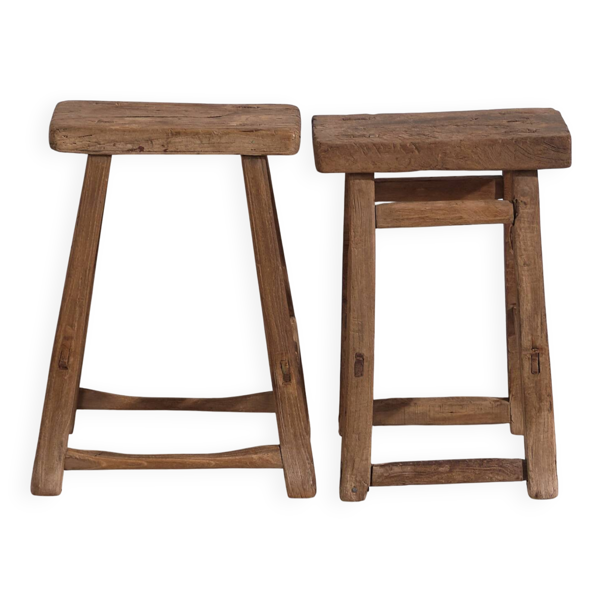 Ensemble de tabourets anciens (vers 1900). Ensemble de 2 pièces n°5