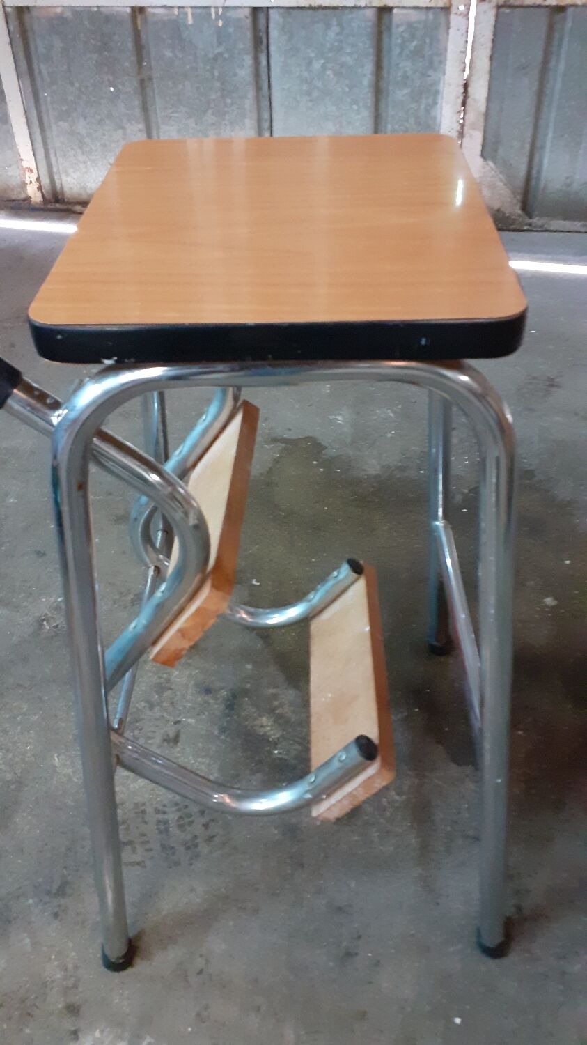 Vintage folding stepladder