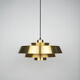 Danish vintage pendant lamp Nova by Jo Hammerborg, Fog og Morup, 1963