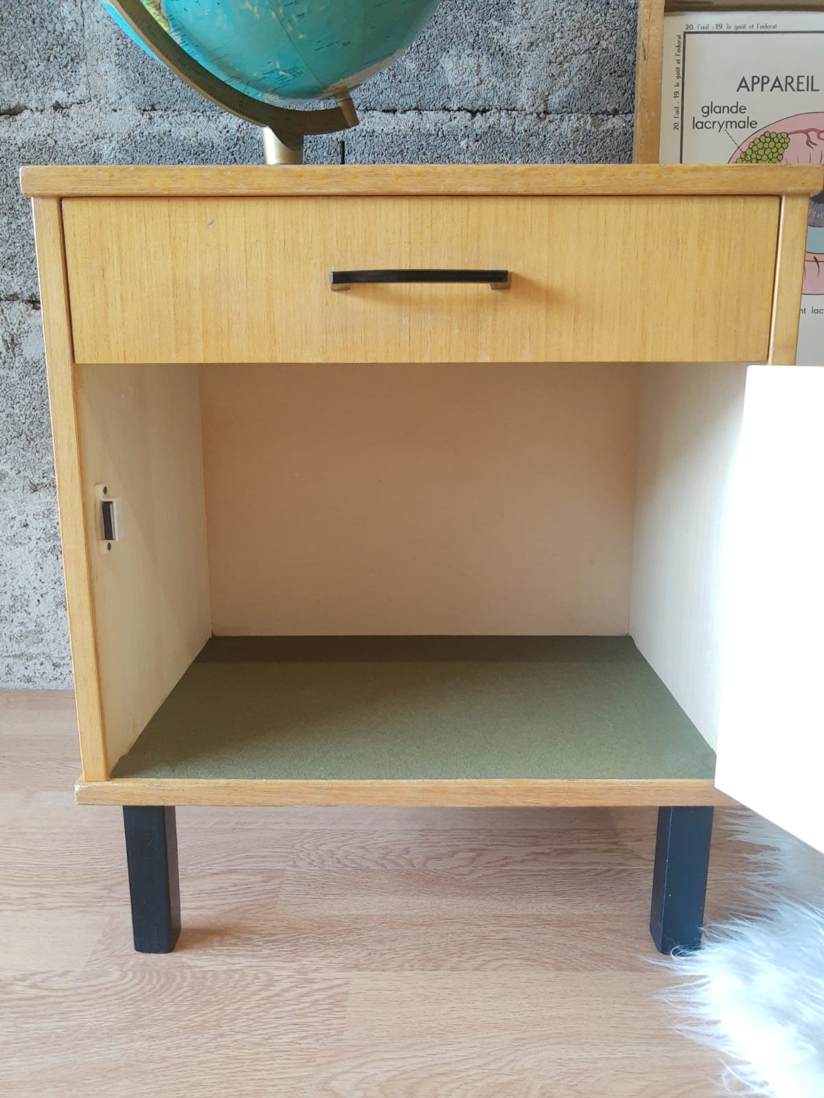Bedside table 50s-60s - vintage