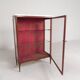 Mahogany display cabinet with marble top, 1920s