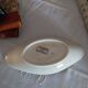 Old small ironstone dish Sarreguemines U&C