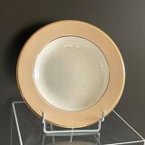 6 deep plates from L'Amandinoise model "Chamois" beige in very good condition.