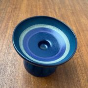 Vintage pottery candlestick from West Germany by KMK Keramik Manufaktur Kupfermühle, 1970s.