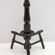 Mid-Century Modern Italian Walnut Floor Coat Hanger with Umbrella Stand, 50