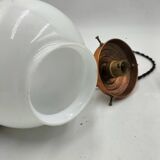 Opaline glass ball pendant lights