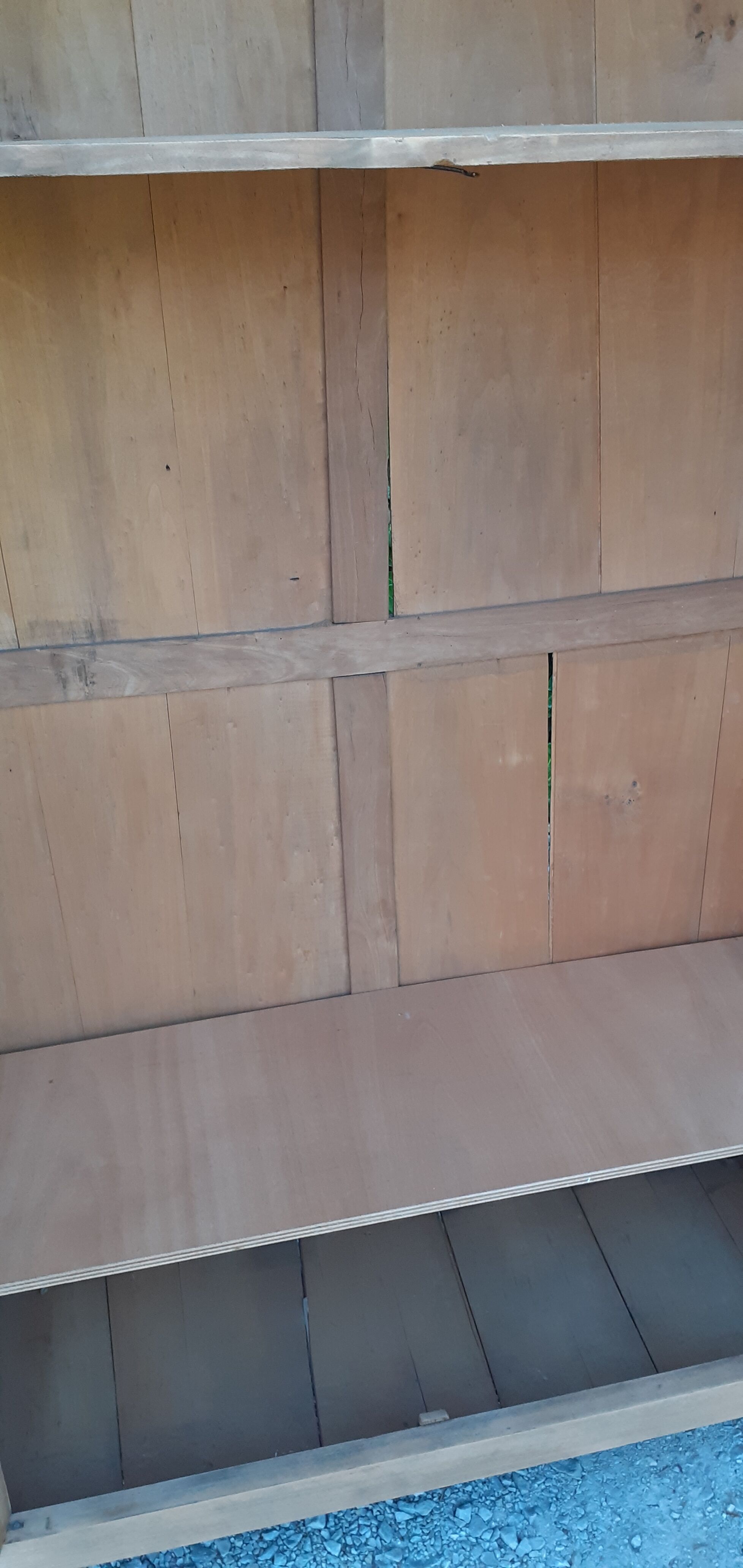 Parisian wardrobe 2 doors in oak raw wood