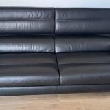 3-seater leather sofa Roche Bobois