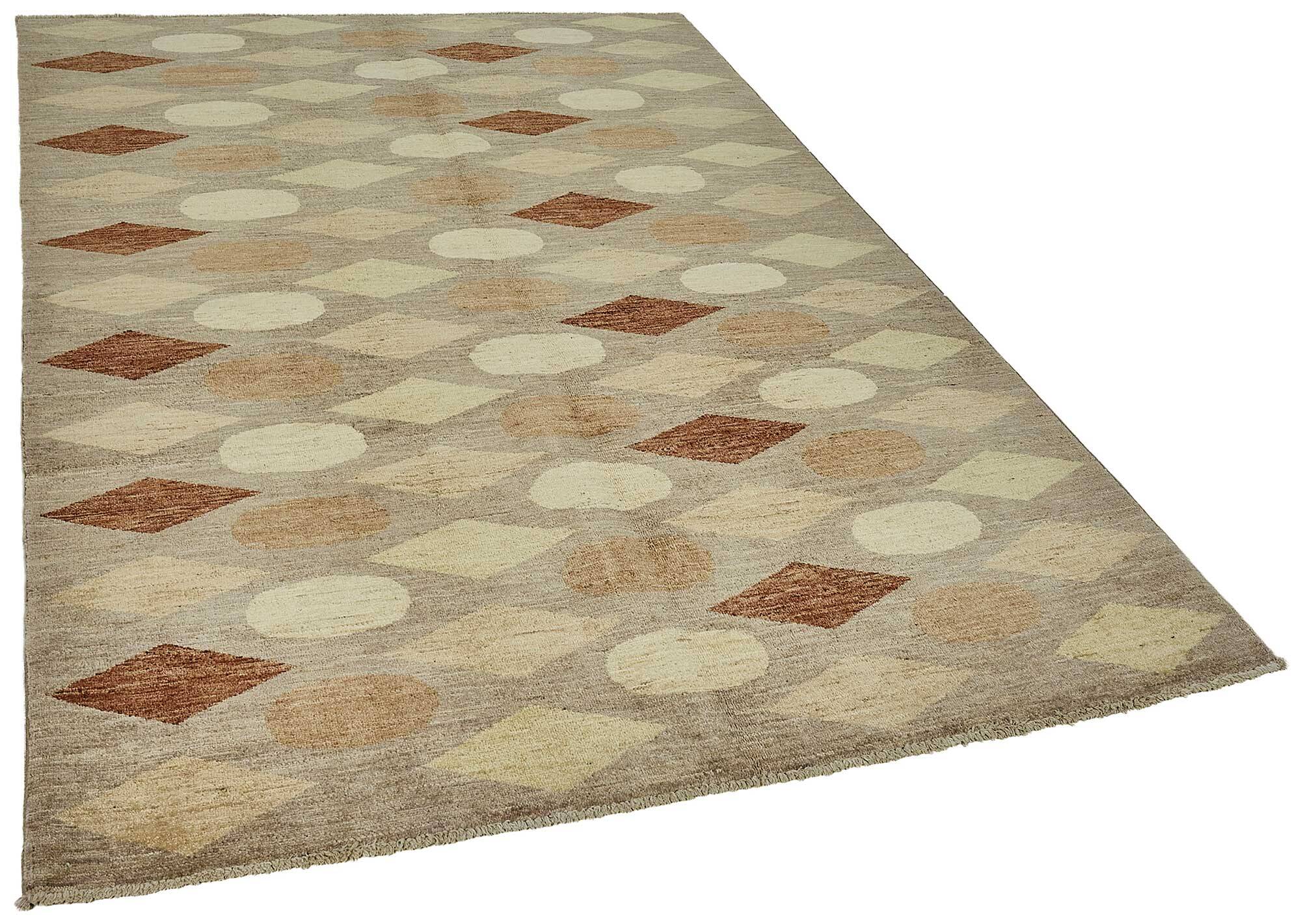 Turkish Handknotted Wool Oushak Rug 168 cm x 252 cm