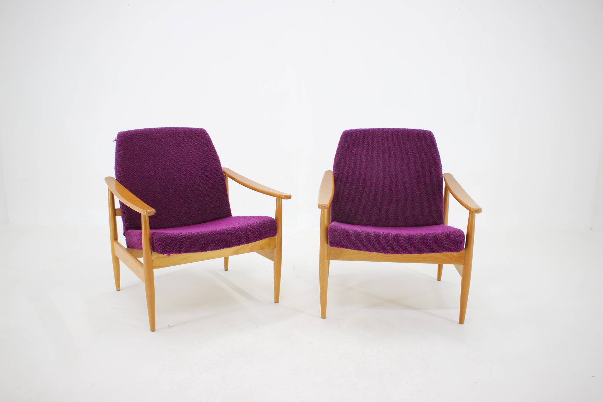 1960s Set of Two Armchairs, Czechoslovakia