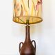 Lampe à poser vintage en grès