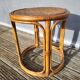 Jungle coffee table • Vintage rattan side table