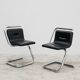 Luigi Bardini Coppia Di Poltroncine Design Anni ‘70 Chrome Tubular
