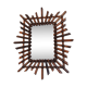 Miroir rectangle en rotin 53 x 63 cm