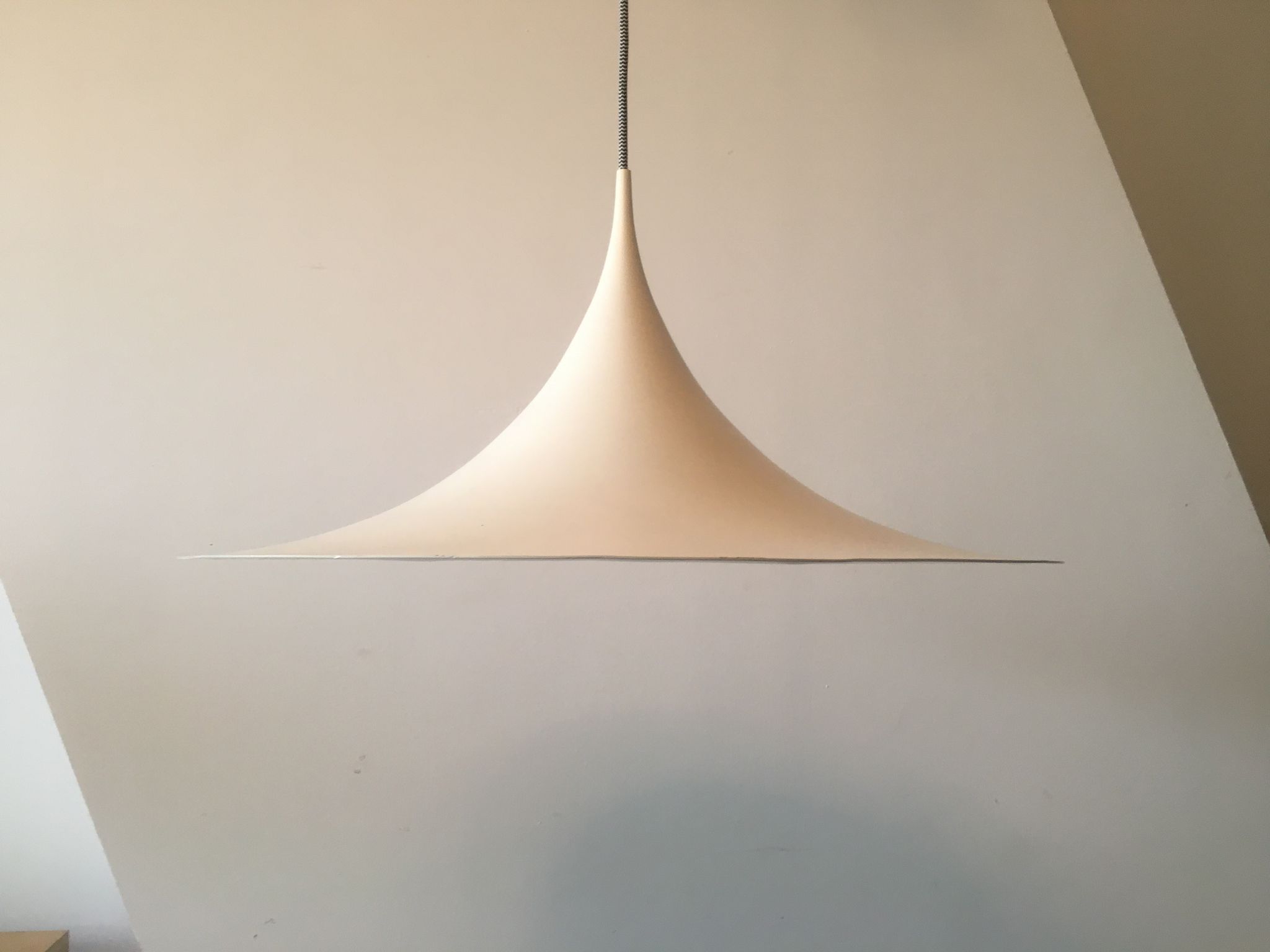 Semi pendant light byClaus Bonderup & Torsten Thorup for Fog & Mørup, 1960s