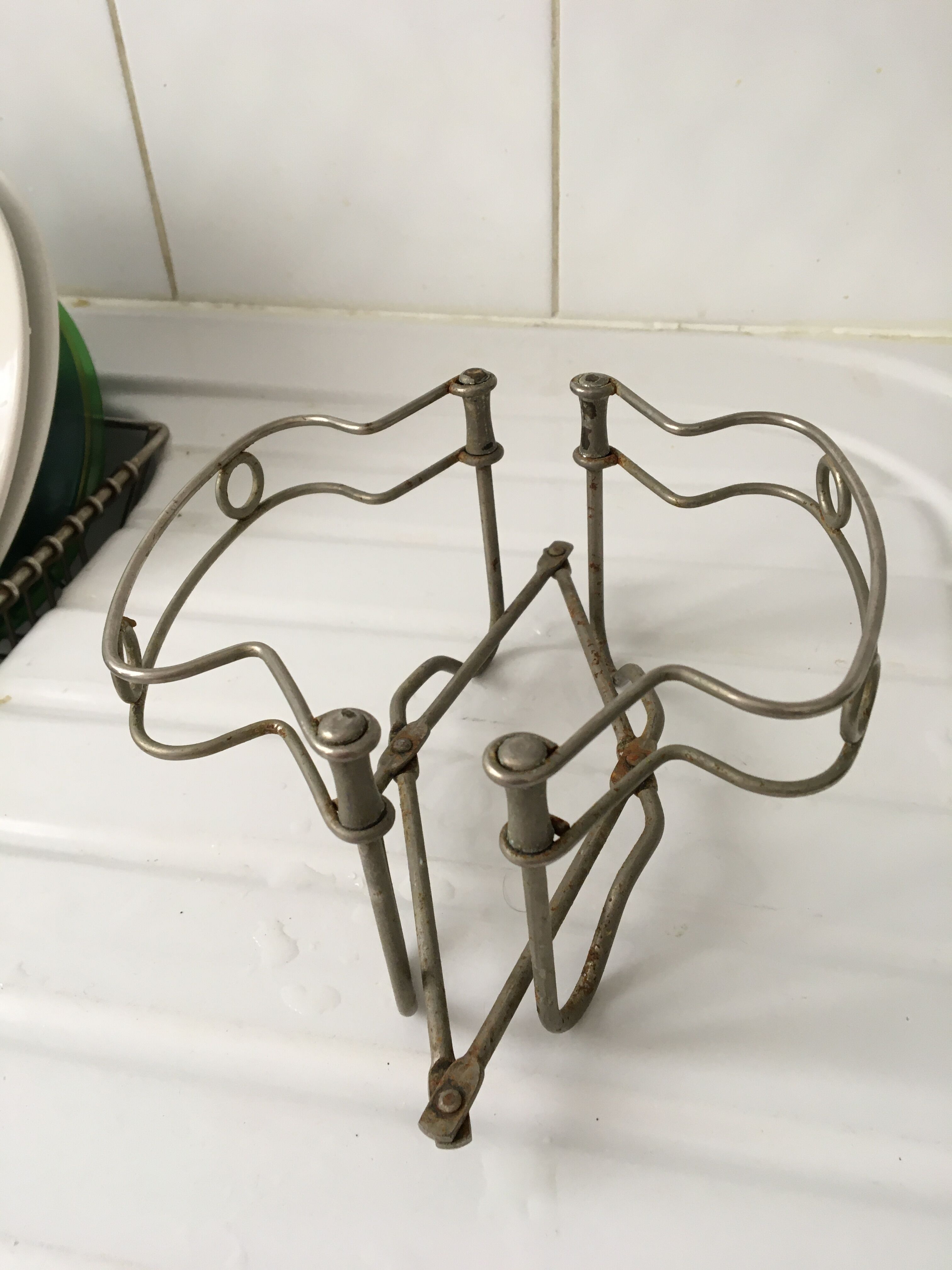 Vintage steel telescopic trifle