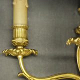 Pair of wall lamps with gorgon Medusa Louis XVI style