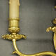 Pair of wall lamps with gorgon Medusa Louis XVI style