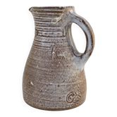 Stoneware jug Norbert Pierlot the tawny owl