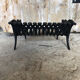 Old fireplace fireplace vintage cast iron