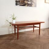 Coffee table with modular system by Folke Ohlsson