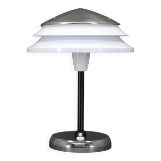 Mid-Century Chrome Table Lamp by Zukov, 1970s