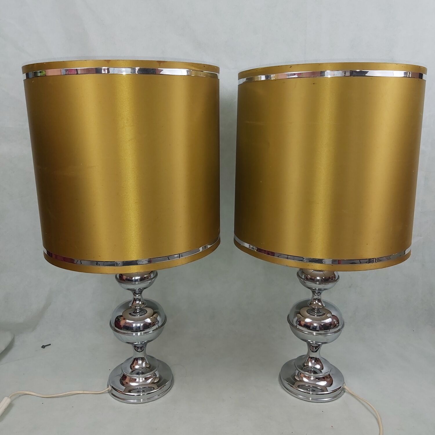 Pair of Bamkamp light lamps
