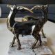 Art Deco Bookends Pair / Antelopes / Regule / Marble