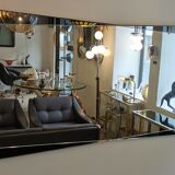 Mirror XXL two-tone 60s libe shape 166x76cm